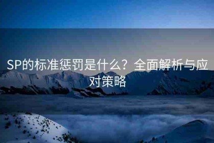 SP的标准惩罚是什么？全面解析与应对策略