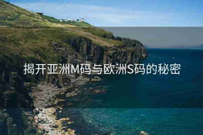 揭开亚洲M码与欧洲S码的秘密
