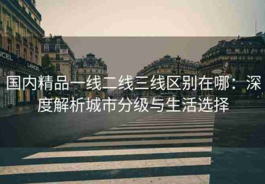 国内精品一线二线三线区别在哪：深度解析城市分级与生活选择