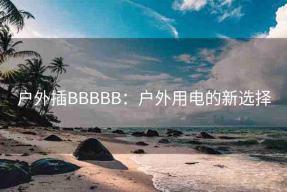 户外插BBBBB：户外用电的新选择