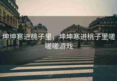 坤坤寒进桃子里，坤坤寒进桃子里嗟嗟嗟游戏